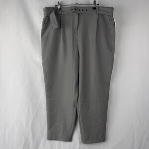 VETTA Capsule NWT The Belted Trouser Monochrome Houndstooth Work Pants 18